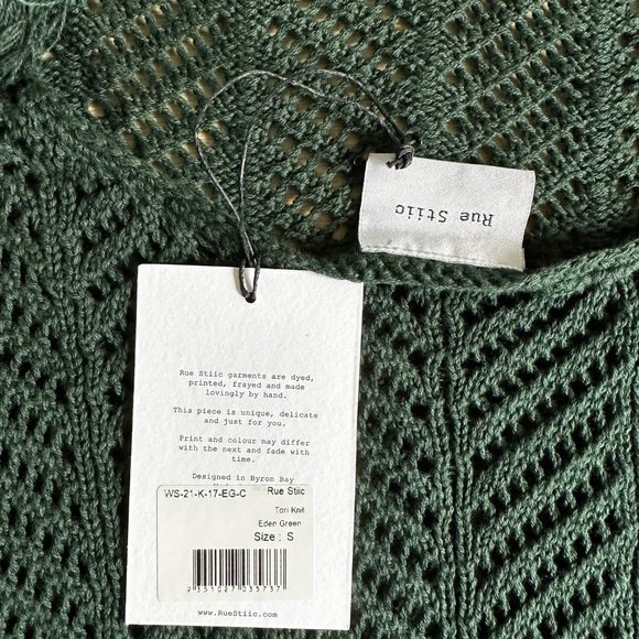 RUE STIIC - TORI KNIT DRESS - EDEN GREEN - SMALL SIZE - Picture 4 of 9